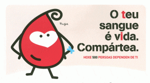 Cartel doazón de sangue