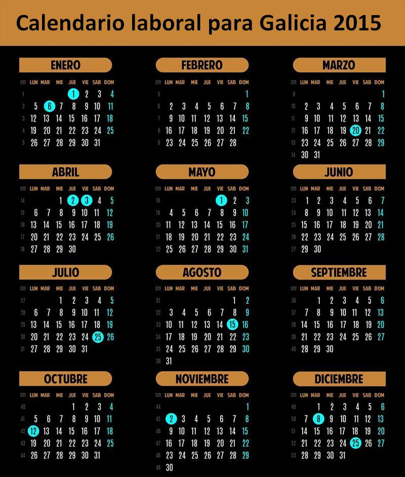 calendario laboral galicia 2015
