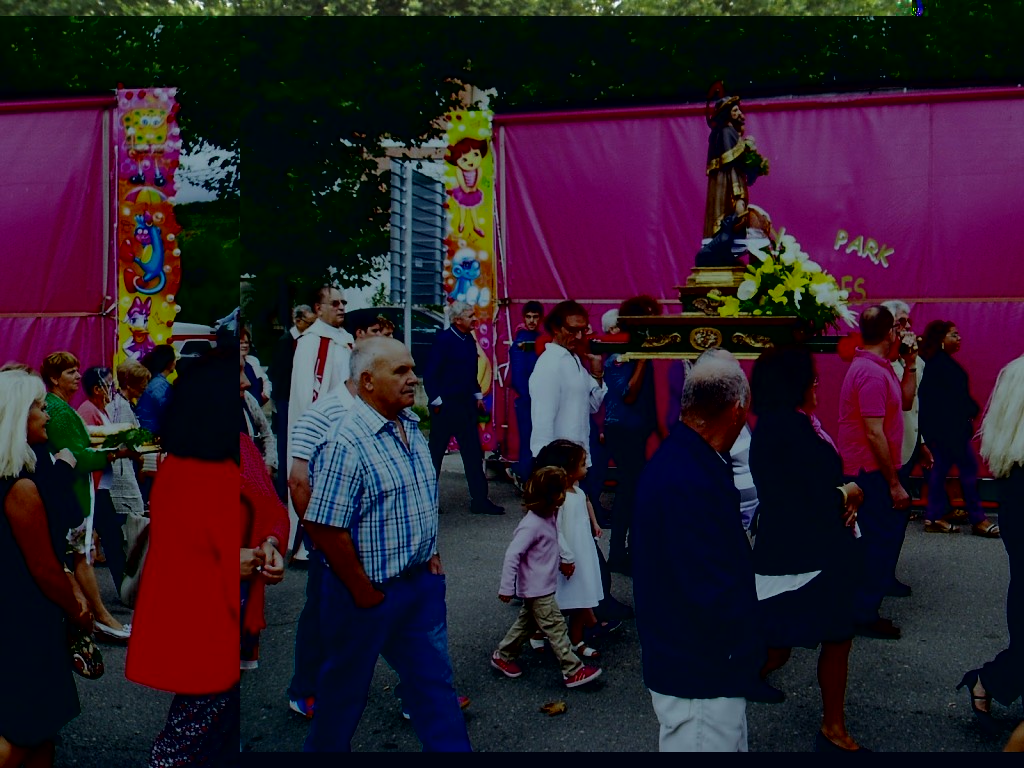 procesion sn roque a rua vella