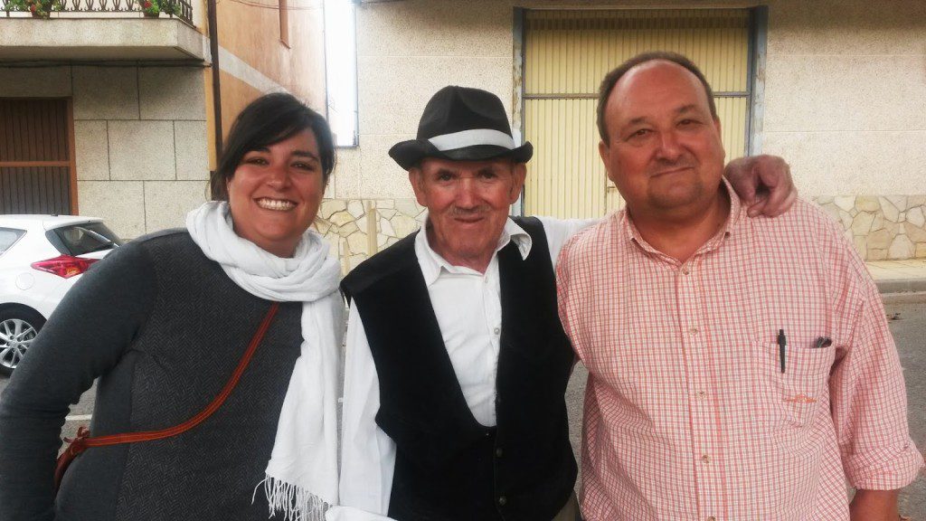 quino, vaquero y su hija en san roque