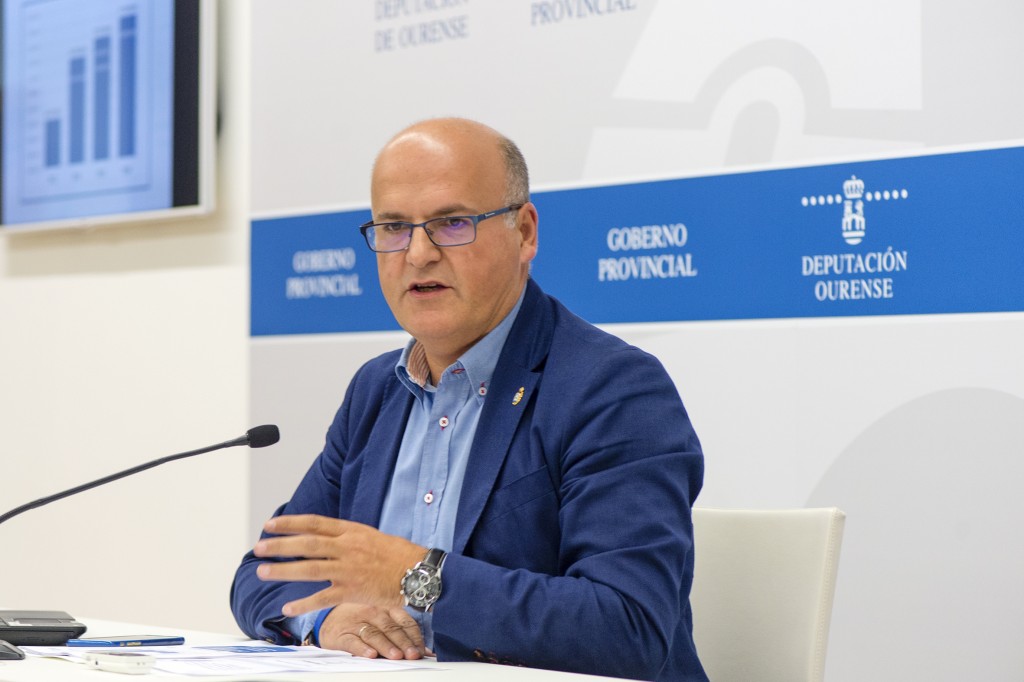 Manuel Baltar, na presentación das liñas básicas dos Orzamentos 2016