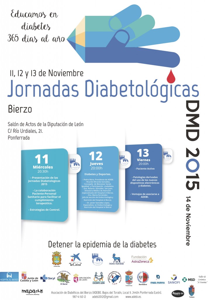 Cartel Jornadas Diabetológicas y DMD 2015