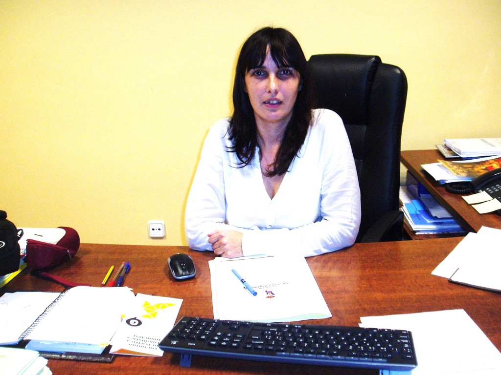 María Albert en el despacho de alcaldía (Foto Archivo)