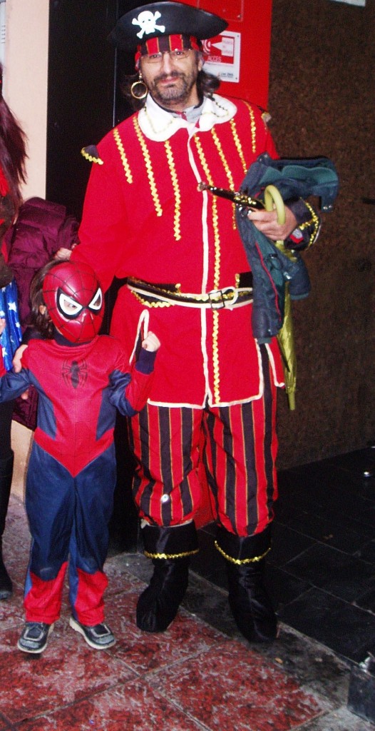 Capitán Garfio y spiderman