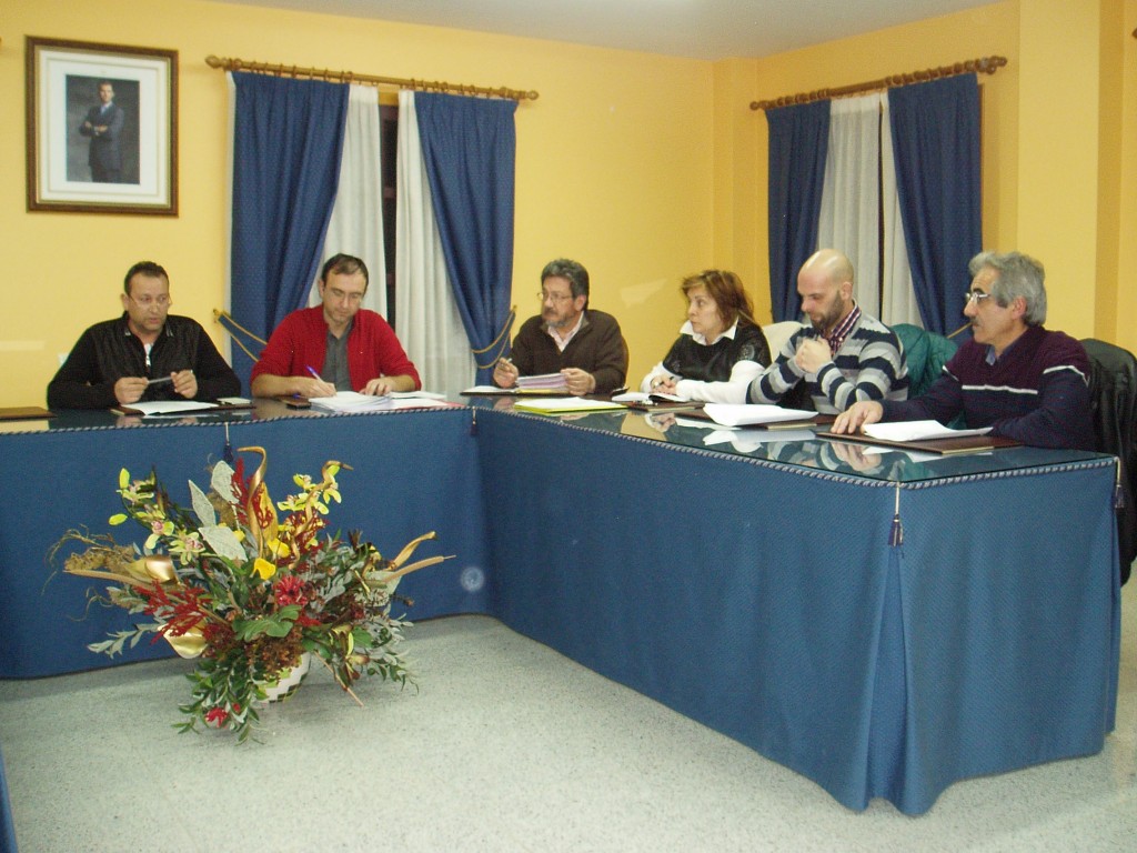 El alcalde y los concejales del grupo de gobierno de Vilamartín