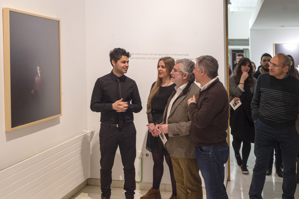 Inauguración da mostra de Francisco Cuéllar