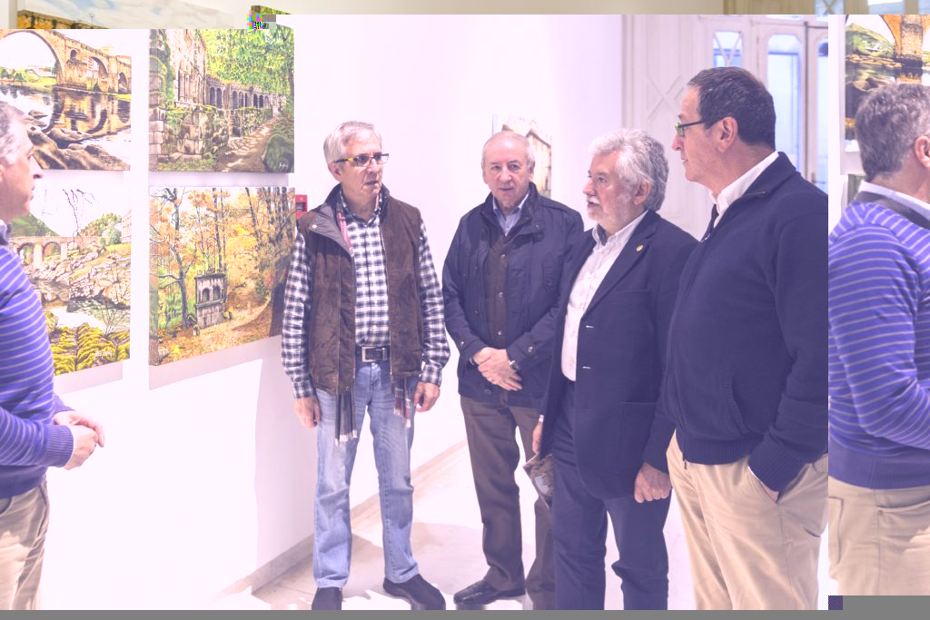 Presentación da exposición Ourense é arte, de Paco Ascón
