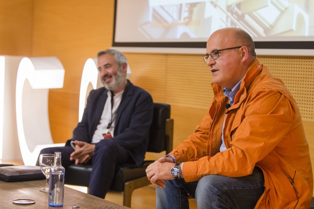 Jordi Tresserras e Manuel Baltar na presentación