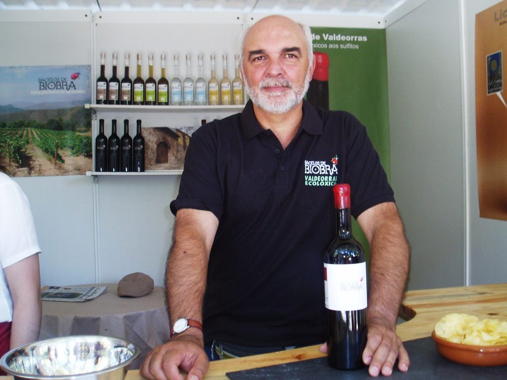 Docampo es el único que hace vino ecológico y sin sulfitos en Valdeorrras