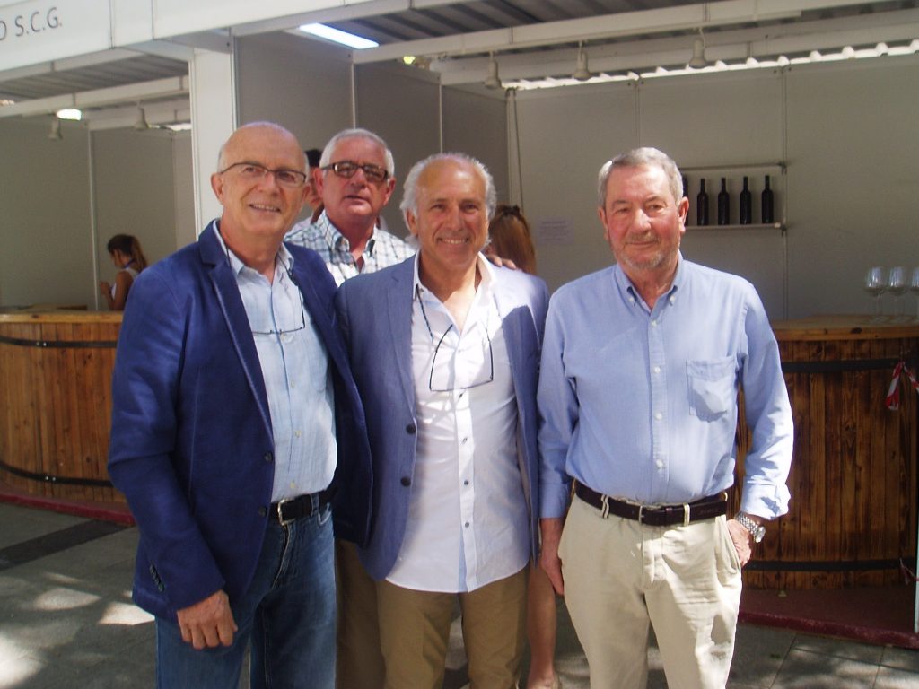 Francisco García, Álvaro Pino, Evaristo y Carlos Aristegui
