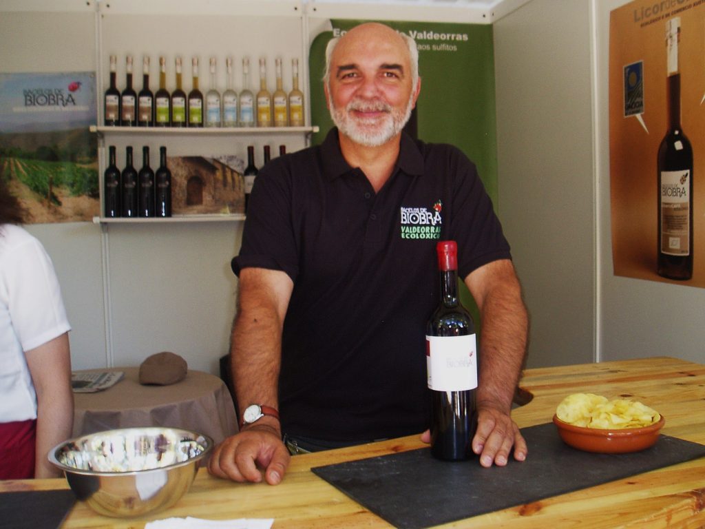 Manuel Docampo, en la reciente Feira do Viño de Viloira