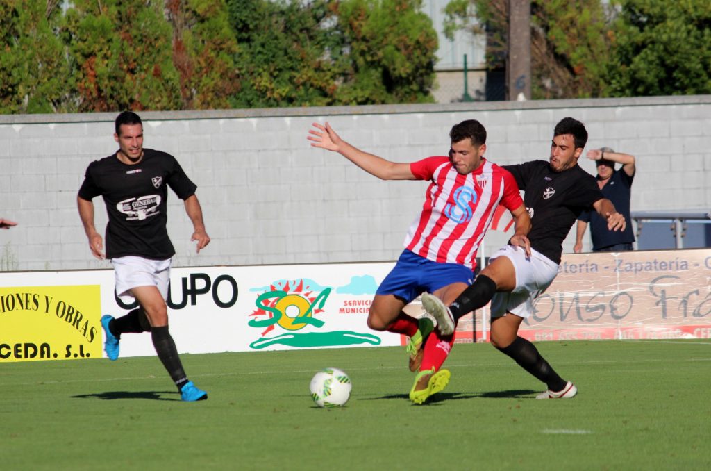 Alex Ares en el momento previo al cuarto gol