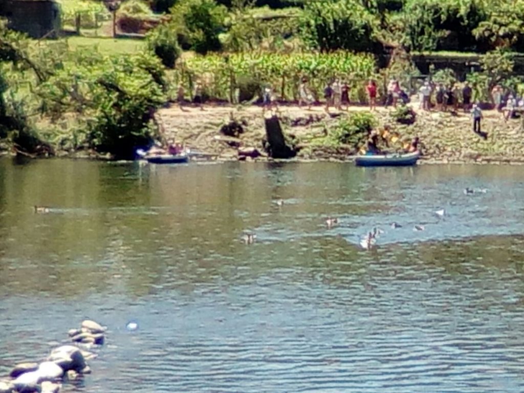 Llegada de la Virgen da Barca