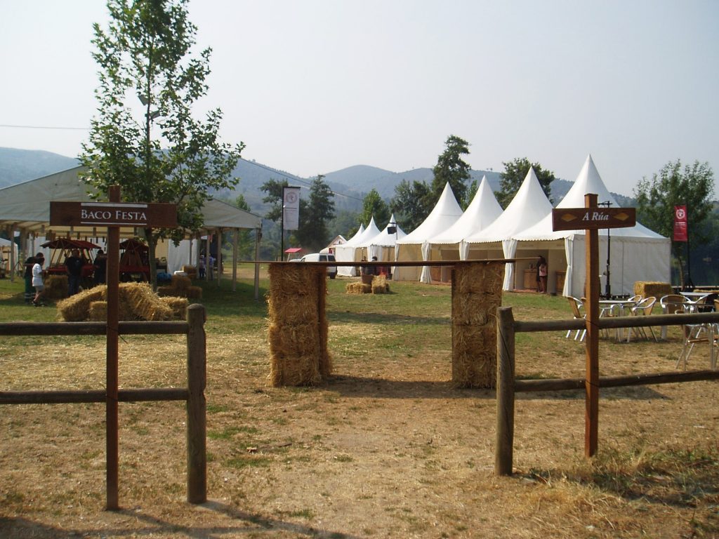 Recinto de la Baco Festa en O Aguillón