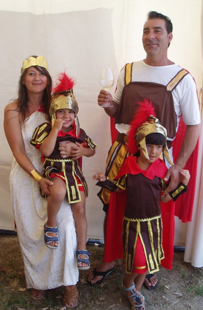 Una familia muy romana