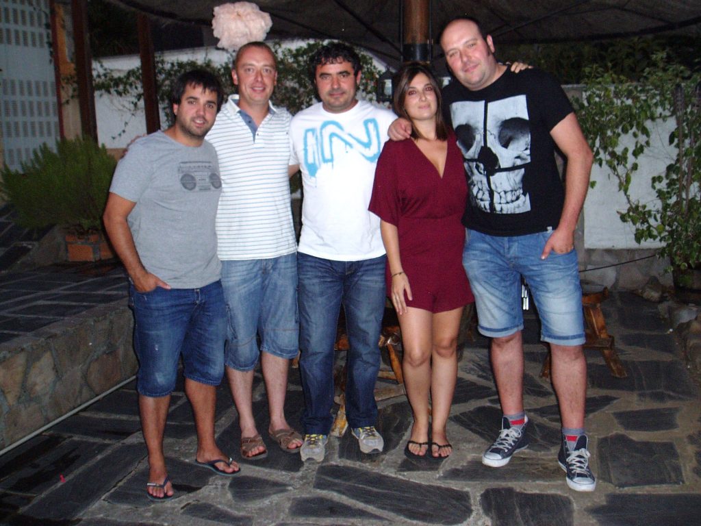 Jorge, Félix, Armando, Mireia y Juan Carlos