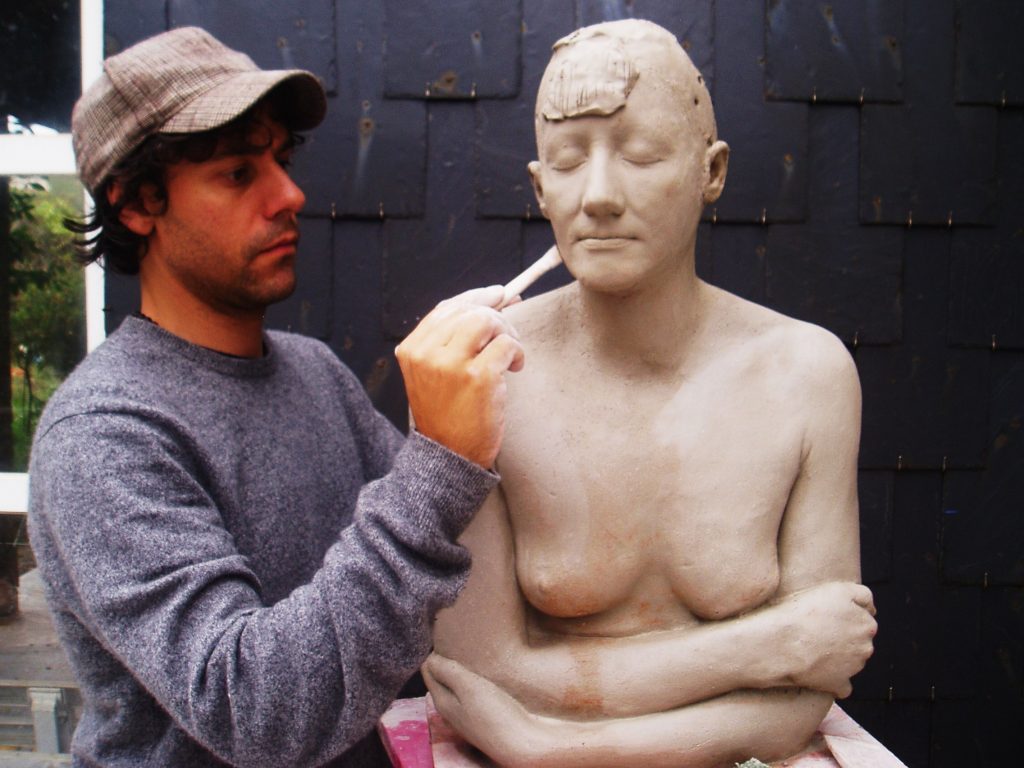 Iván Prieto con nuevas esculturas