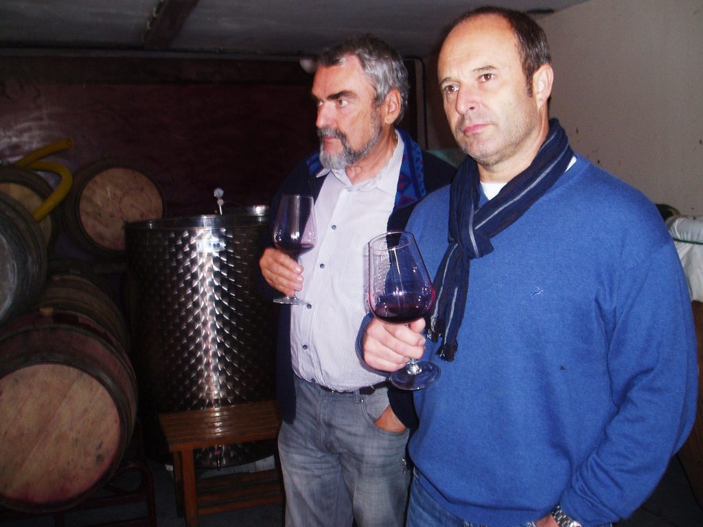 Profesionales del sector del vino y la hostelería en la visita