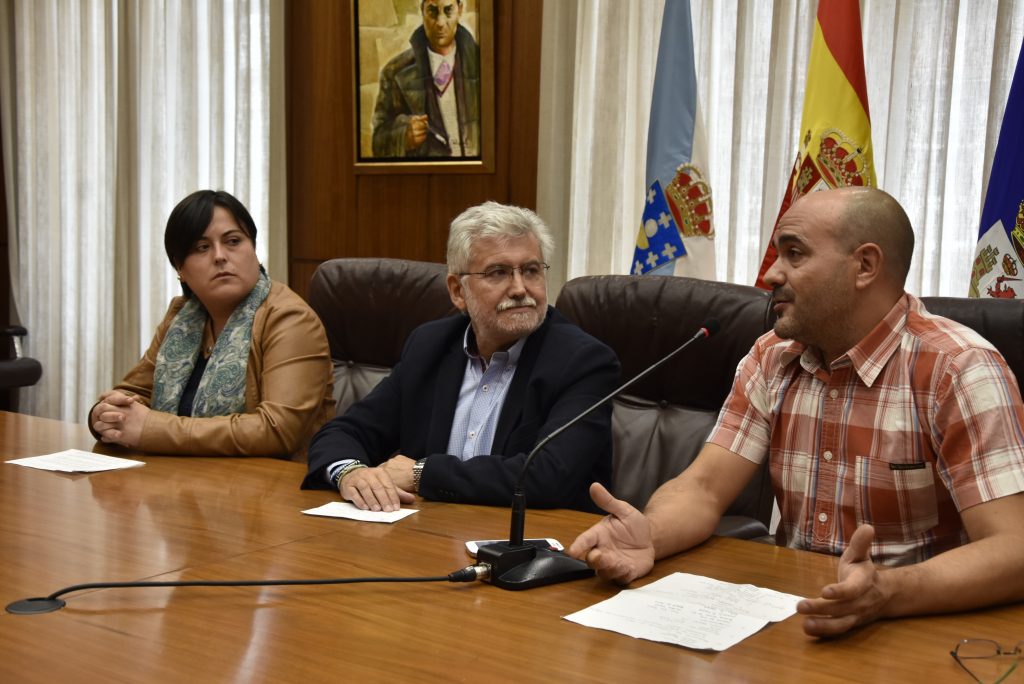 Yolanda Jácome, Rosendo Fernández e Gonzalo Buceta