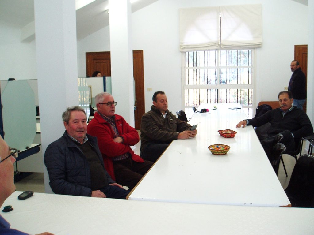 Carlos Aristegui, Evaristo García, Enrique Álvarez Barreiro y Domingo Fidalgo