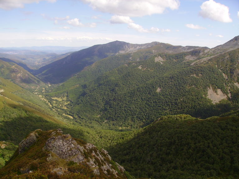 Vista de Ancares, sus valles y altos