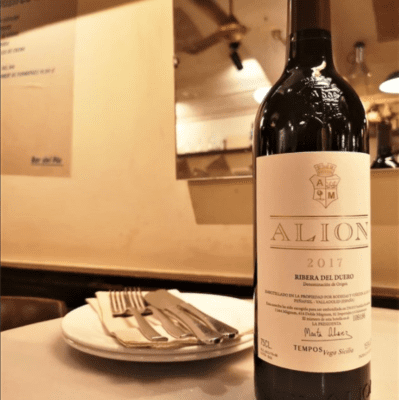 Vino Alión 2017. Bodega Alión (Tempos Vega Sicilia)