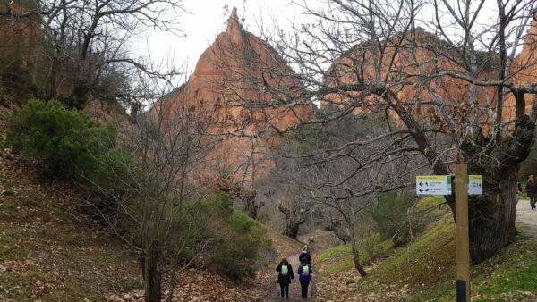 Camino de Invierno a su paso por Las Médula (El Bierzo)